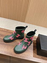 Chanel Snow Green Boots - 2