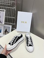 Dior Walk'n'Dior Platform Sneaker Black White Tweed - 2