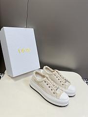 Dior Walk'n'Dior Platform Sneaker Ecru Fringed Sneaker  - 1