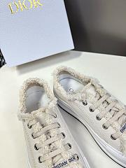 Dior Walk'n'Dior Platform Sneaker Ecru Fringed Sneaker  - 5