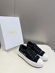 Dior Walk'n'Dior Platform Sneaker Black Fringed  - 1