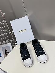 Dior Walk'n'Dior Platform Sneaker Black Fringed  - 4