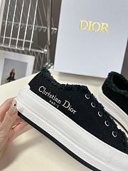 Dior Walk'n'Dior Platform Sneaker Black Fringed  - 3