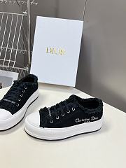 Dior Walk'n'Dior Platform Sneaker Black Fringed  - 2