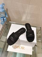 Dior Dway Slide Pastel Black Calfskin - 4