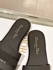 Dior Dway Slide Pastel Black Calfskin - 3