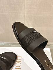 Dior Dway Slide Pastel Black Calfskin - 2