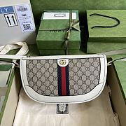 Gucci Ophidia Shoulder Bag White Ebony 30x18x9cm - 1