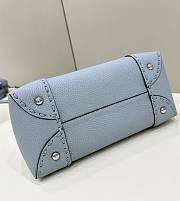 Fendi Medium By The Way Shoulder Bag Blue 27x13x15cm - 6