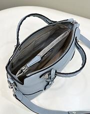 Fendi Medium By The Way Shoulder Bag Blue 27x13x15cm - 4