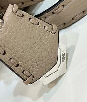 Fendi Medium By The Way Shoulder Bag Dove Grey 27x13x15cm - 6