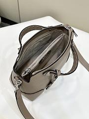 Fendi Medium By The Way Shoulder Bag Dove Grey 27x13x15cm - 3