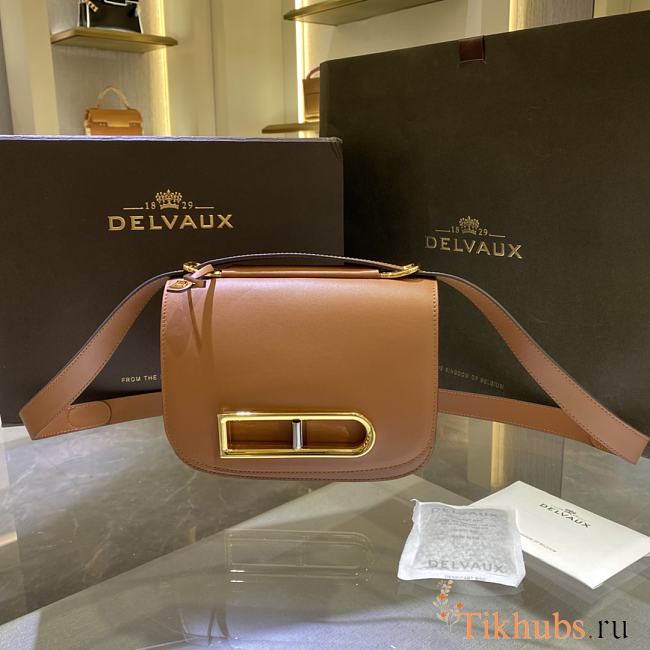 Delvaux Lingot Brown Bag 20.5x7.5x15cm - 1