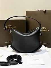 Delvaux Pin Swing Bag Black 29x9x20cm - 3