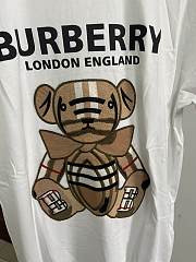 Burberry White T-shirt - 4