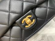 Chanel Mini Flap Bag Black Lambskin Gold 19x12x7cm - 2