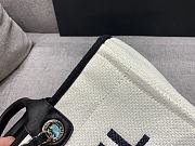 Chanel Shopping Tote Bag Black White 38cm - 5