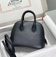 Hermes Mini Bolide Bag Black 19x14x8cm - 1