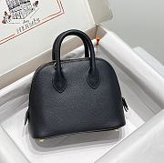 Hermes Mini Bolide Bag Black 19x14x8cm - 3