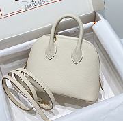Hermes Mini Bolide Bag White Gold 19x14x8cm - 1