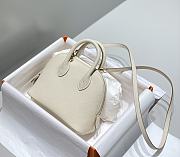 Hermes Mini Bolide Bag White Gold 19x14x8cm - 4