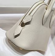 Hermes Mini Bolide Bag White Gold 19x14x8cm - 2