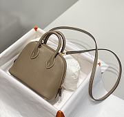 Hermes Mini Bolide Bag Etoupe Gold 19x14x8cm - 5