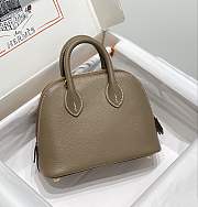 Hermes Mini Bolide Bag Etoupe Gold 19x14x8cm - 3