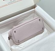 Hermes Mini Bolide Bag Pink Silver 19x14x8cm - 6