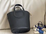 Hermes In The Loop Black Bag 18cm - 6