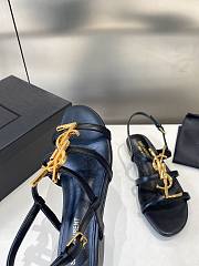 YSL Black Sandal - 2