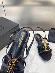 YSL Black Sandal - 3