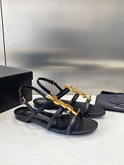 YSL Black Sandal - 4