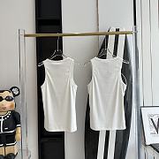 Loewe Anagram White Cotton-blend Tank top - 4