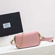 Prada Saffiano Pink Shoulder Bag 20.5x10.5x4cm - 4