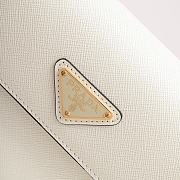 Prada Saffiano White Shoulder Bag 20.5x10.5x4cm - 2