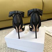 Dior Heeled Sandal Black Satin 12cm - 4