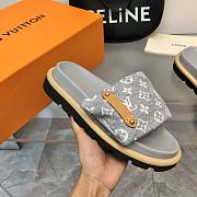 Louis Vuitton LV Pool Pillow Flat Comfort Mule Grey - 6