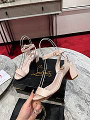 Christian Louboutin Miss Sabina 55 Heeled Pink Sandals - 4