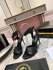 Christian Louboutin Black Leather Mariza Sandals 10cm - 2