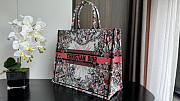 Dior Large Book Tote Ecru Dior 4 Saisons Printemps 42x35x18.5cm - 5