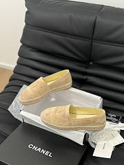 Chanel Espadrilles Beige Flat - 4