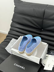 Chanel Espadrilles Blue Flat - 5