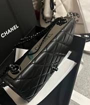 Chanel Trendy WOC Black Lambskin Black Hardware 19.5x12x4cm - 5