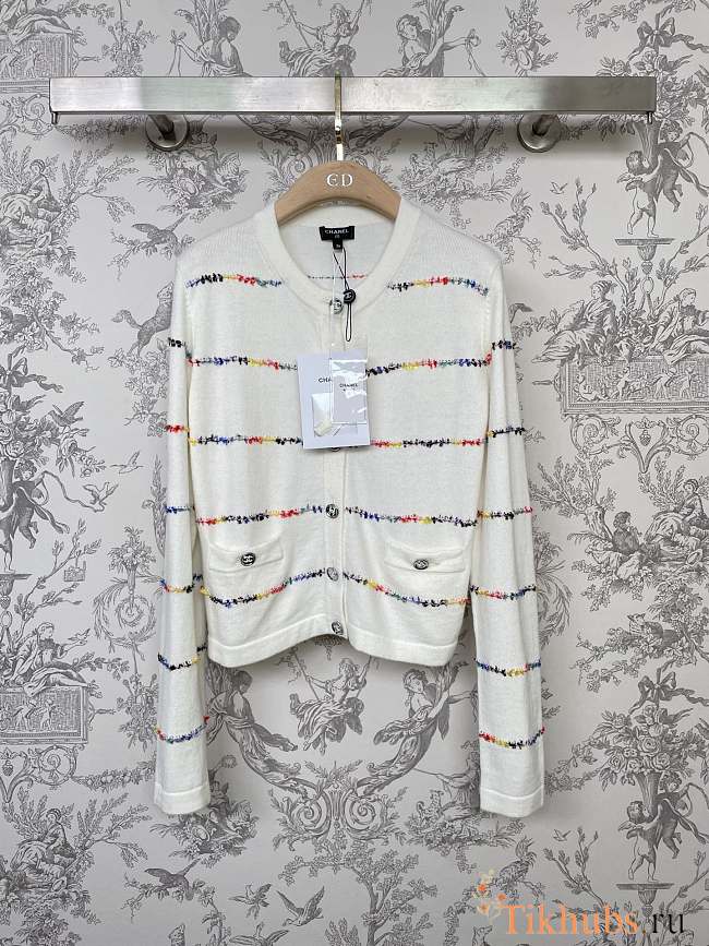 Chanel White Cardigan  - 1