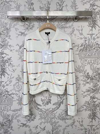 Chanel White Cardigan 