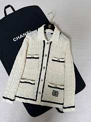 Chanel White Cardigan 02 - 1