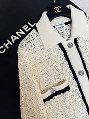 Chanel White Cardigan 02 - 4