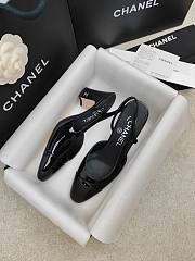 Chanel Slingback Black Pump Patent 5cm - 3