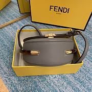 Fendi Moonlight Leather Handbag Purple Size 21 x 9 x 14 cm - 2
